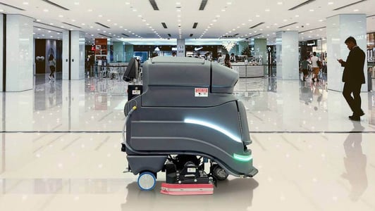 Avidbots Neo autonomous floor cleaning robot. | Credit: Avidbots