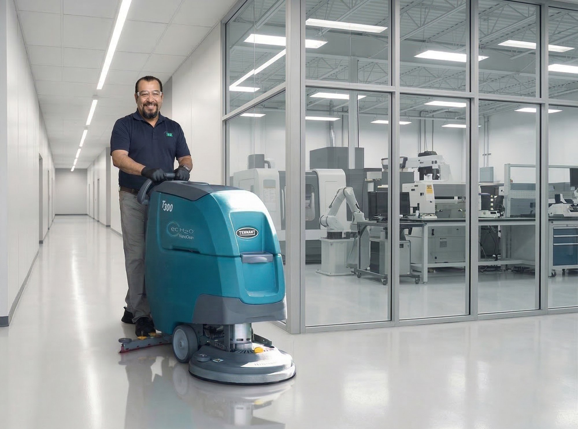 Walk Behind Floor Scrubber Horizontal